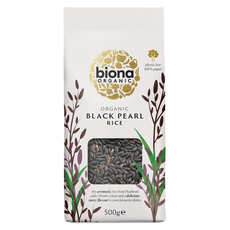 Biona Black Venus Rice Organic, 500g, Packaging may vary