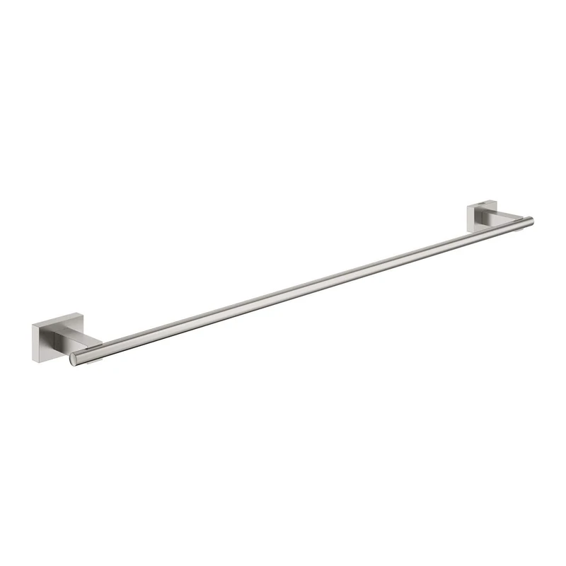 GROHE Essentials Cube Towel Rail In Supersteel Finish – Slim and Stylish 40509DC1