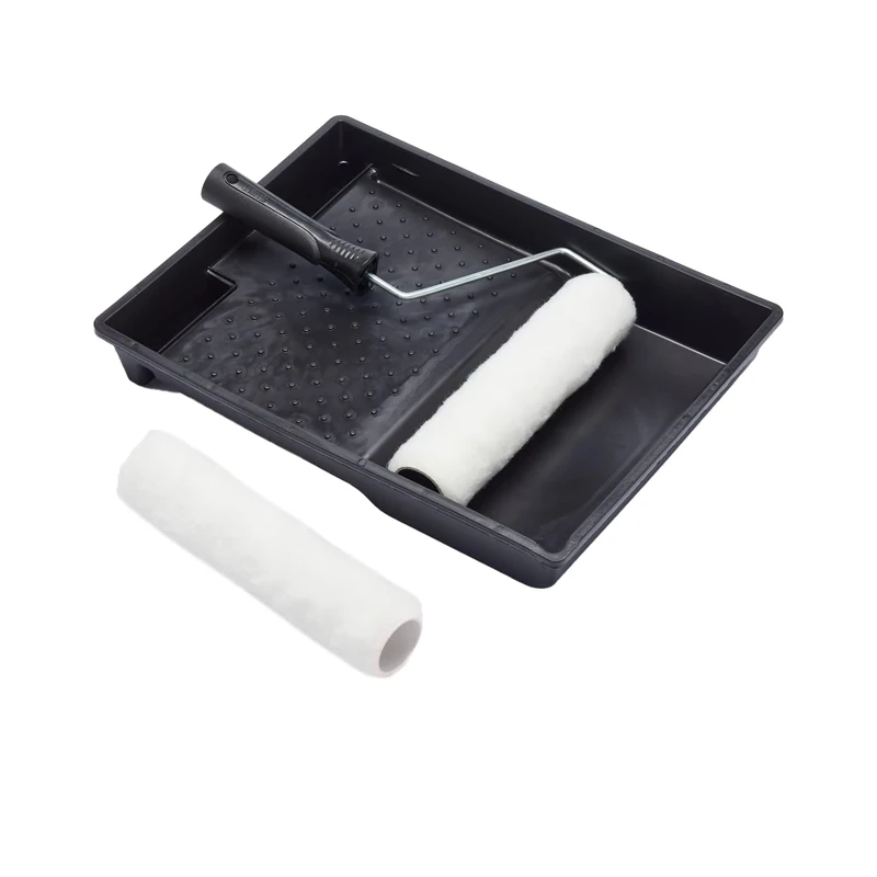 Harris Essentials Walls & Ceilings Twin Set | 1 x Tray, 1 x Frame, 2 x Roller Sleeves | 9"