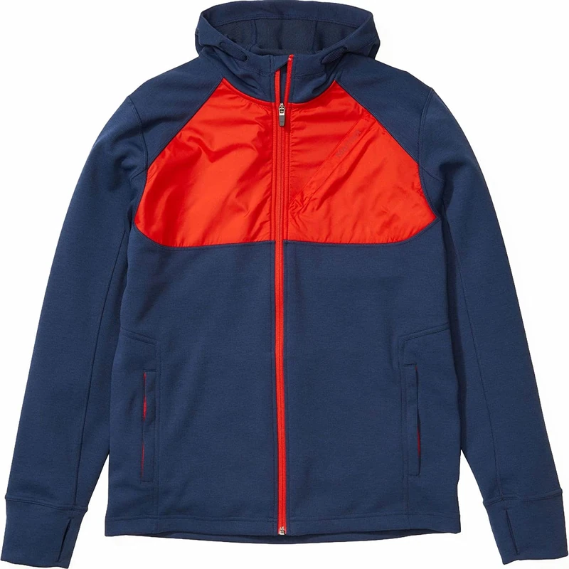 Marmot Hanging Rock Hoody Men's Hooded Sweats - Arctic Navy/Victory Red, Large