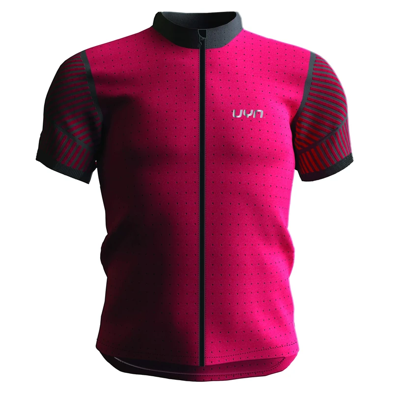 UYN Activyon Mtb Man Full Zip Shirt Short Sleeves Jerseys - Red, Small