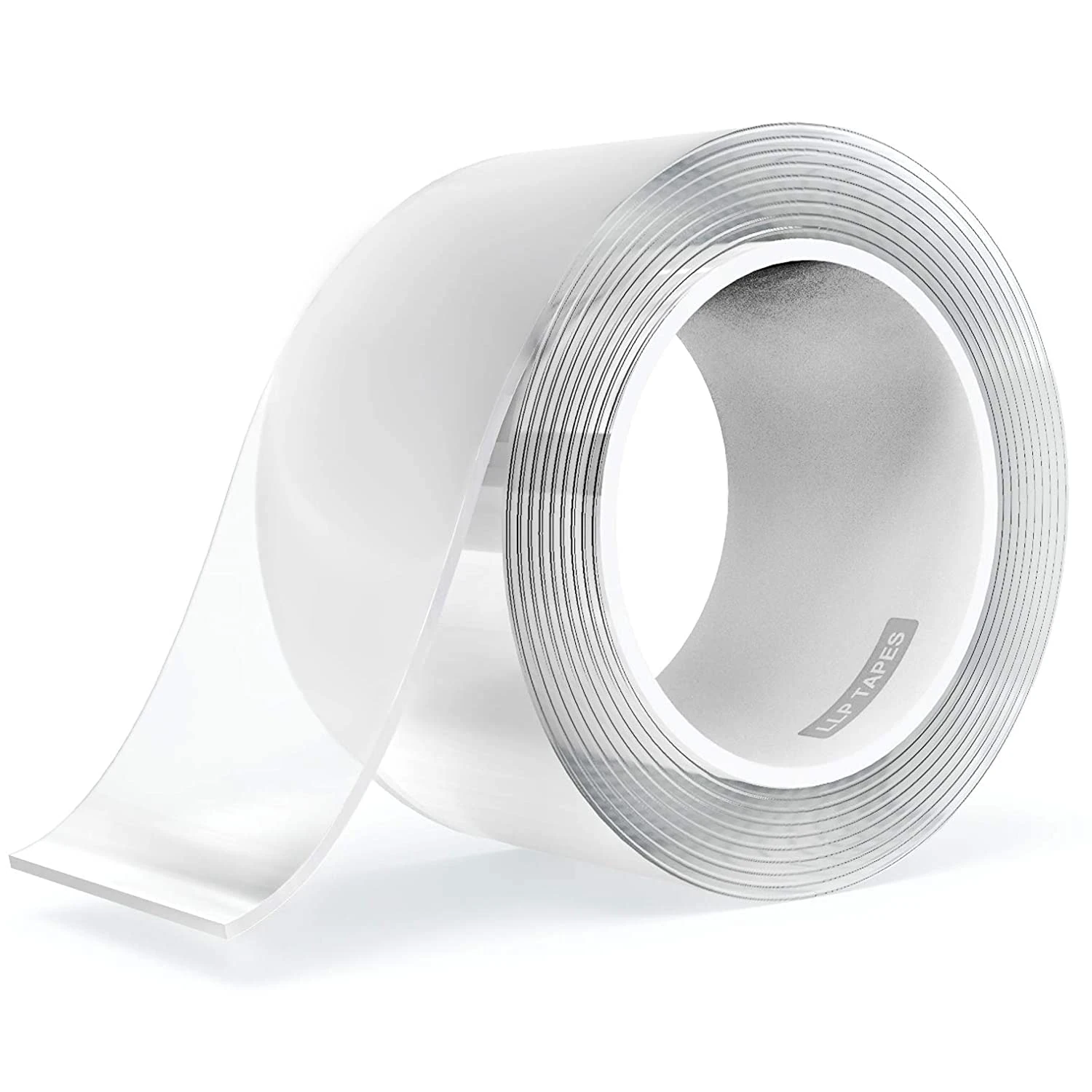 LLPT Double Sided Nano Tape | 50.8mm*10m*1mm Strong Mounting Tape | Heavy Duty Gel Tape | Washable No Residue Transparent Tape for Home Office Store Deco Card Poster Photo Wall (SN233)