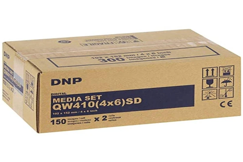DNP QW 410 Media Kit 10 x 15 cm SD 2 x 150 Sheets DNP