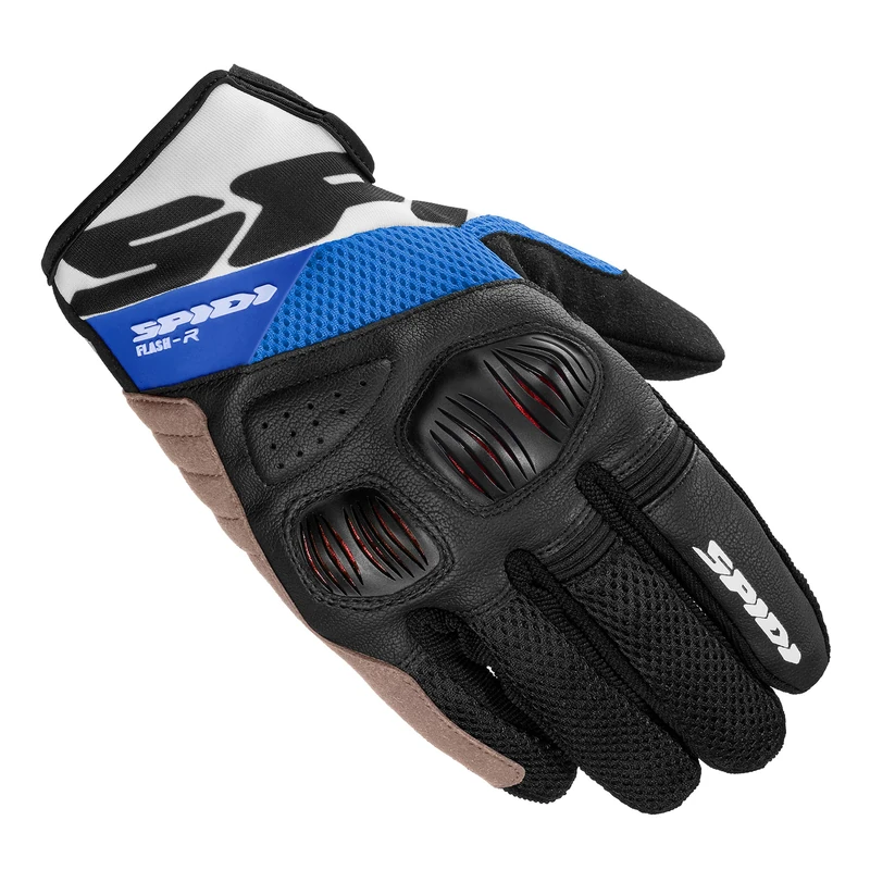 SPIDI Flash R-EVO motorcycle gloves, blue, Size M
