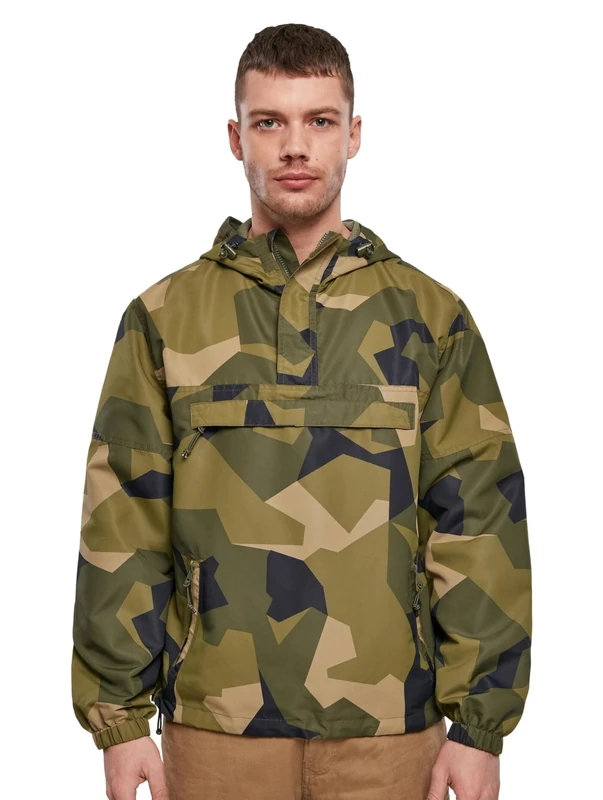 Brandit Summer Windbreaker, color: swedish camo, size: S
