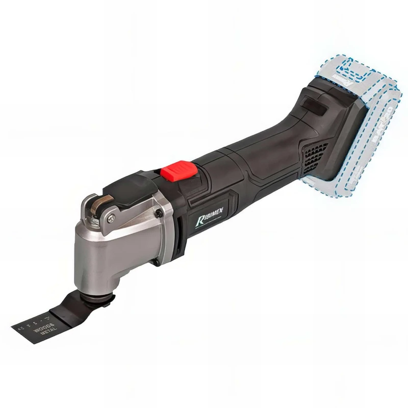 Ribimex PRBAT20/PMVSB Multitool Sander RBAT20 Battery and Without Charger, Red and Black