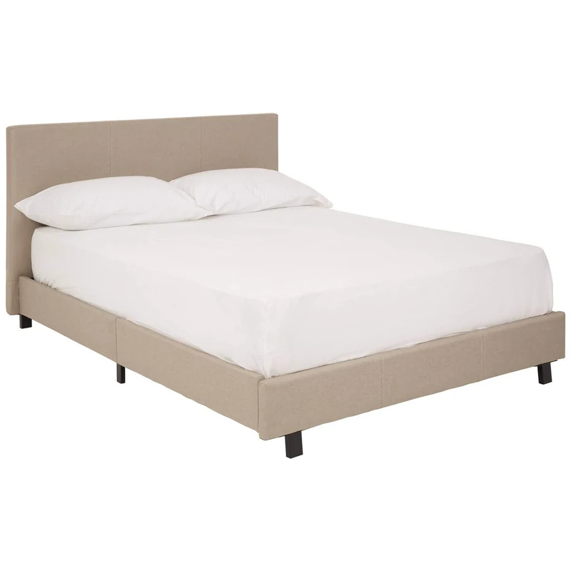 Premier Housewares Compact Bed in a Box, Fold Away Bed, Easy Storage - Beige