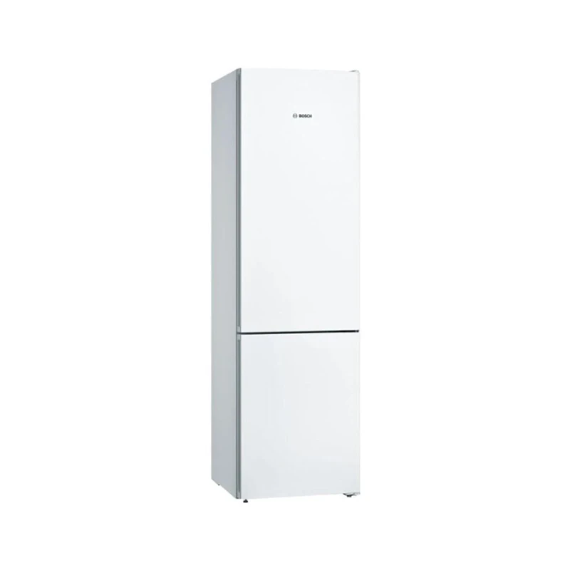 Bosch Hogar KGN39VWEA Combi Refrigerator, 367 L, Series 4, Free Installation, White, Anti-Fingerprint, 203 x 60 cm