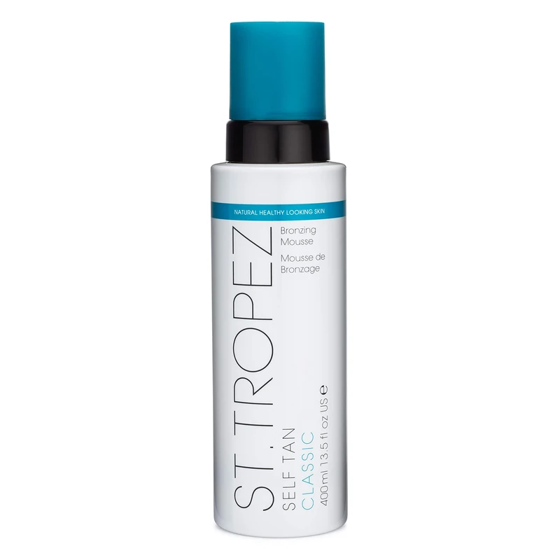 St.Tropez Self Tan Classic Bronzer Mousse Foam, Original Fake Tan, Streak-Free Finish, Develops in 4-8 hours, Vegan, Natural & Cruelty Free, 400 ml