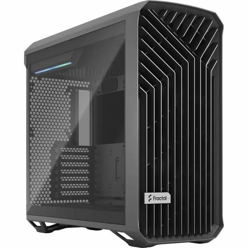 Fractal Design Torrent Gray E-ATX Tempered Glass Window High-Airflow Mid Tower Computer Case