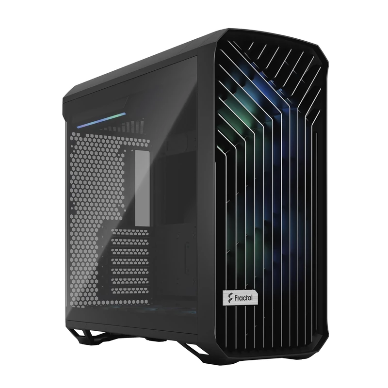 Fractal Design Torrent RGB Mid Tower Case E-ATX High-Airflow Black Tempered Glass Dynamic X2 PWM Fans