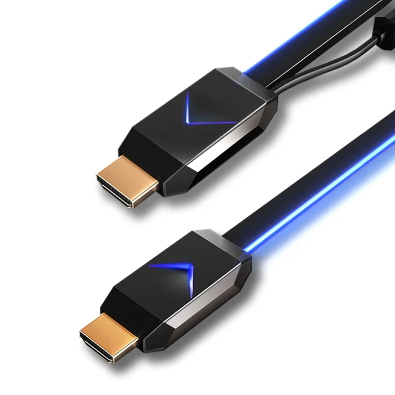 VIVIFY ARQUUS W73 The World's First Fiber Optics HDMI 2.0 Console Gaming RGB Light up 4K Cable 2.7m DPL HDMI Certified - Image 1