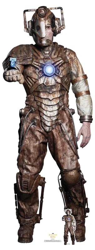 Star Cutouts SC1522 Doctor Who Ashad Lone Cyberman Lifesize Cardboard Cutout – Terrifying Villain Display, Hardcore Whovian Collector Gift