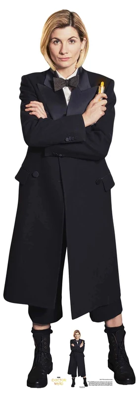 Star Cutouts SC1517 Doctor Who Thirteenth Doctor Jodie Whittaker Spyfall Suit Lifesize Cardboard Cutout – Iconic Costume Display & Collector Gift