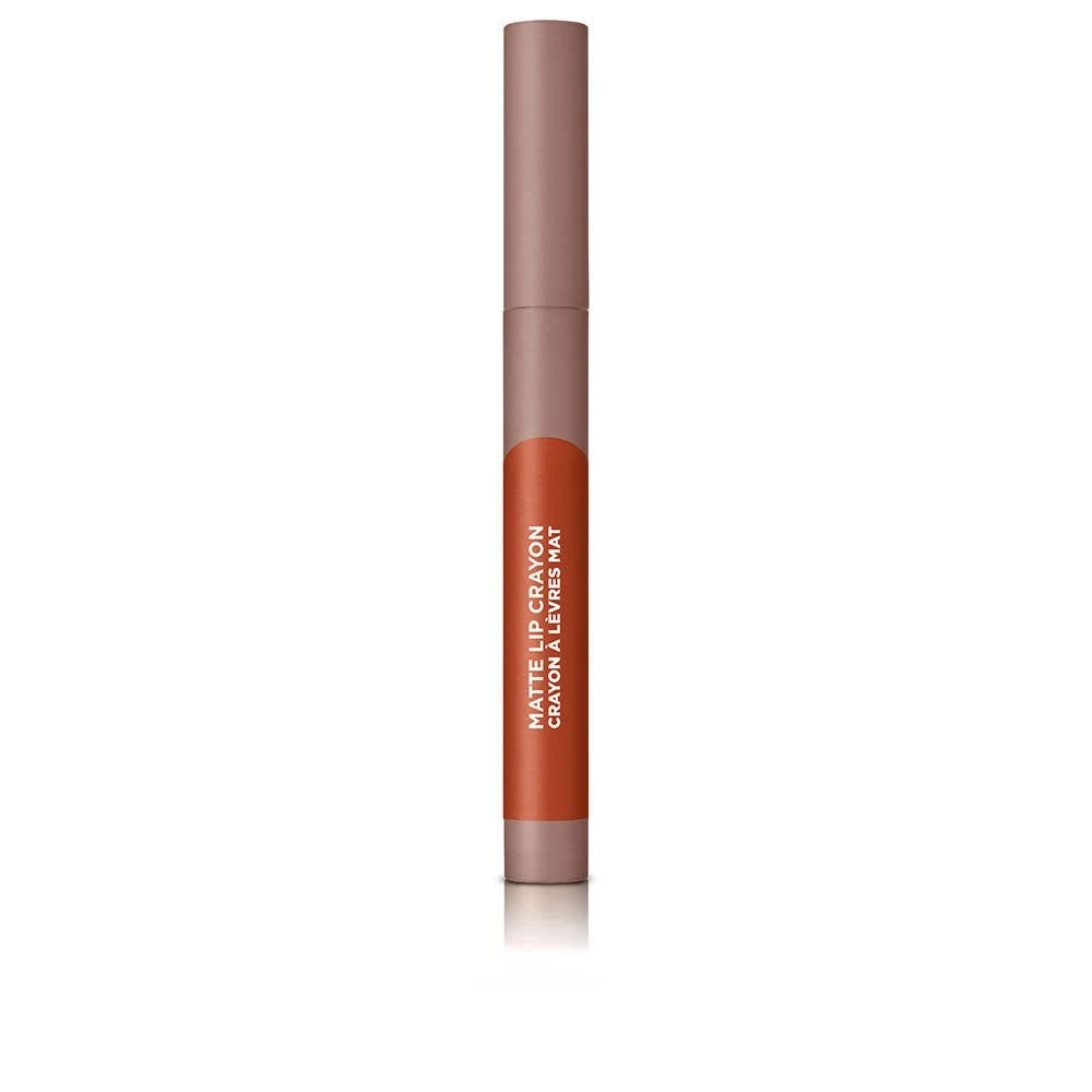 L'Oreal Paris Infallible Very Matte Lip Crayon Lipstick, Smudge Proof, Orange Lipstick, 106 Mon Cinnamon