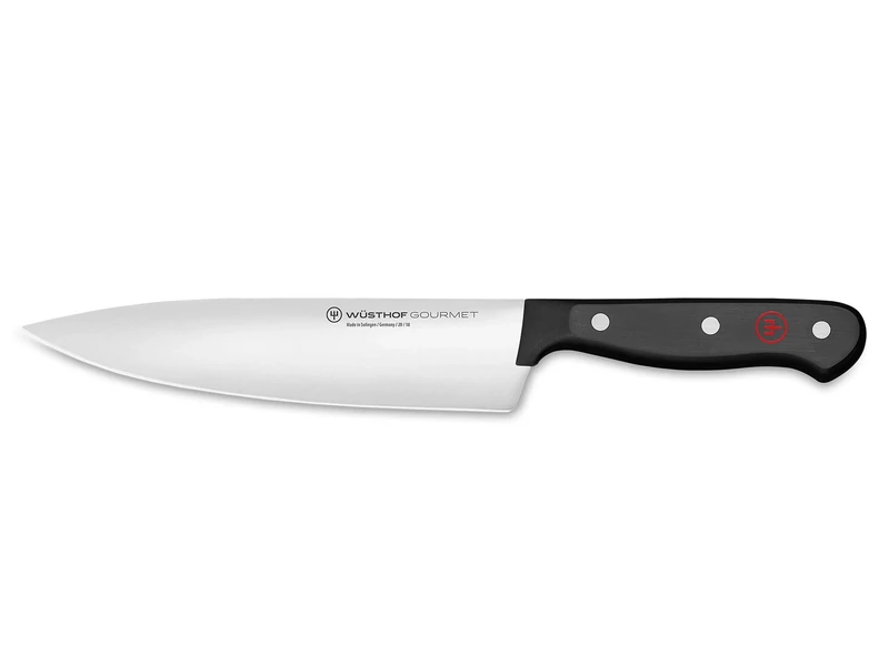 Wüsthof Gourmet 7 Inch Chef's Knife, Black