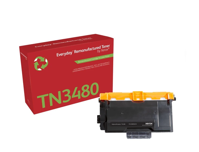 Everyday by Xerox Compatible Brother TN3480 Black Toner, High Capacity, Remanufactured