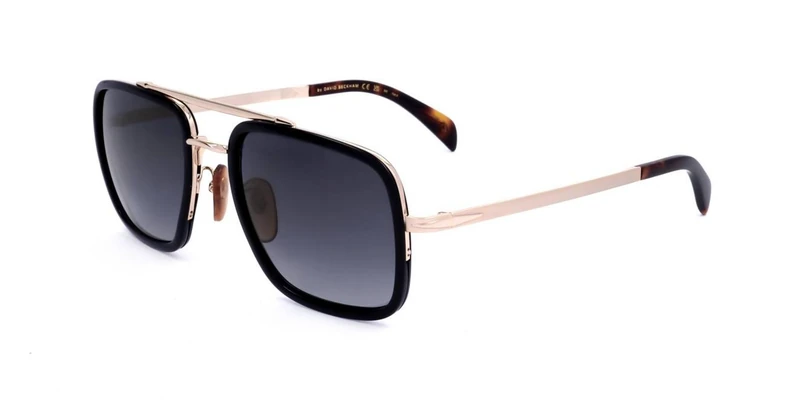 DAVID BECKHAM DB 7002/S Men's sunglasses Black and gold