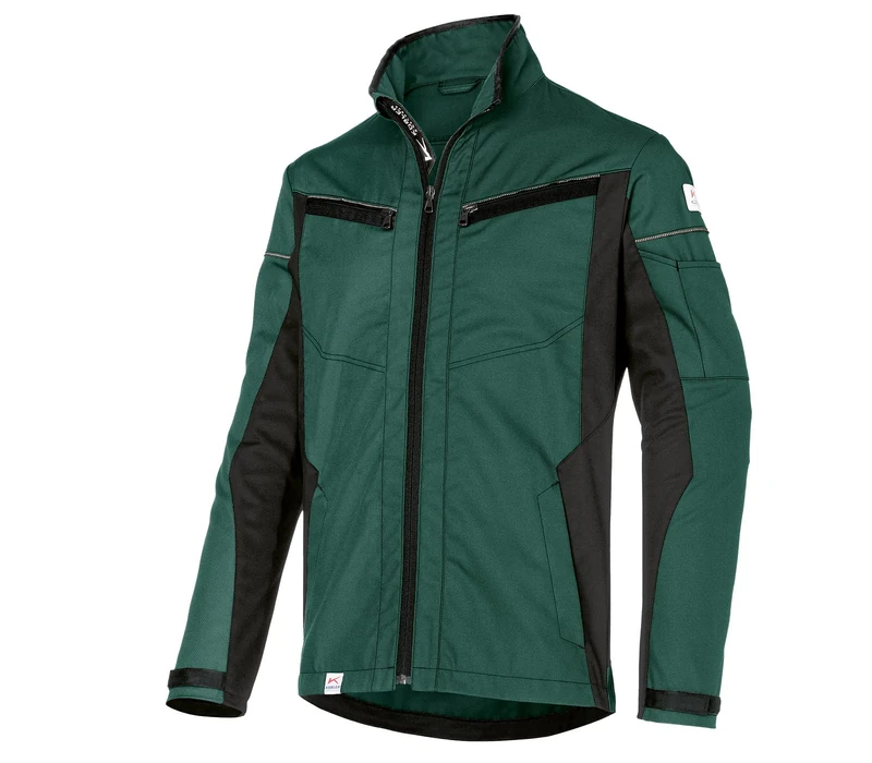 KÜBLER Workwear Men's Jacke Jacket, Moss Green/Black, XXL - Image 1