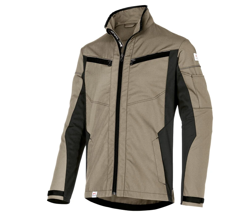 KÜBLER Workwear Men's Jacke Jacket, Sand Braun/Black, XXL - Image 1