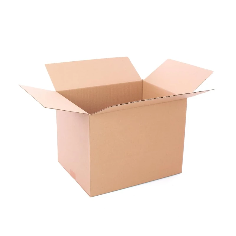 Pack of 20 Reinforced Cardboard Boxes with Single Walls, 15.75x11.81x11.81 in - Made from Recycled Cardboard, Durable for Shipping, Storage and Moving - Image 1