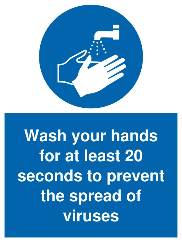 Viking Signs Please use hand sanitiser sign - Plastic Rigid 3mm