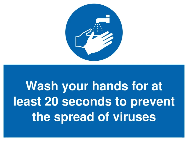 Please use hand sanitiser sign - Correx Corrugated Plastic 5mm