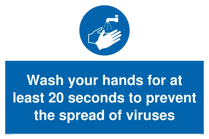 Viking Signs Please use hand sanitiser sign - Plastic Rigid 3mm