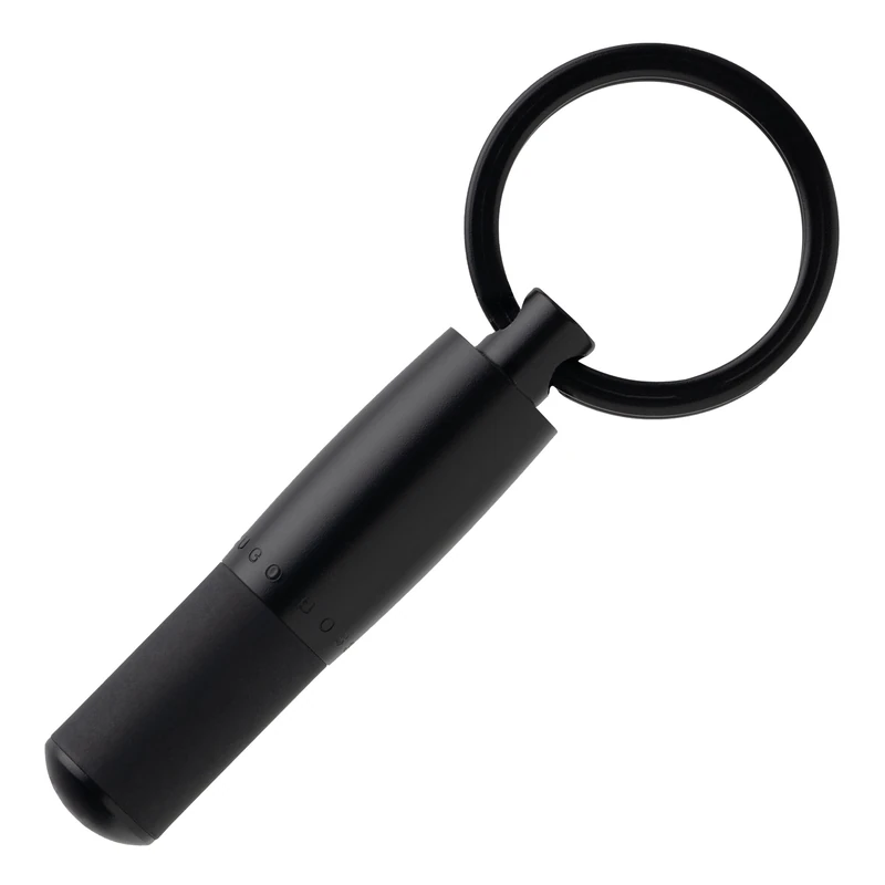 HUGO BOSS Key ring gear matrix, Black, Dia. 13.1 x 54.7 / Ring: 27 mm, Modern - Image 1