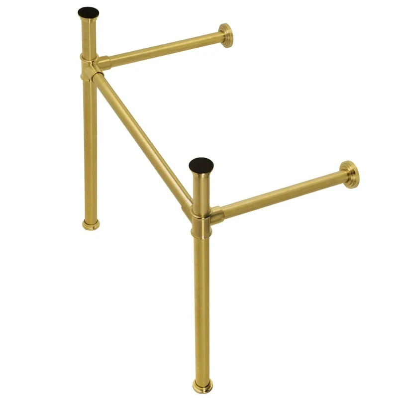 Kingston Brass VPB33087 Imperial Stainless Steel Console Sink Legs, Brushed Brass