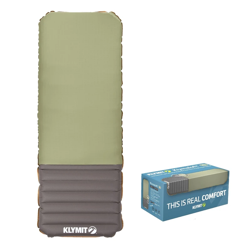 Klymit Klymaloft Lofted Inflatable Sleeping Pad for Camping with Memory Foam, Ultra-Thick Hiking and Backpacking Air Bed