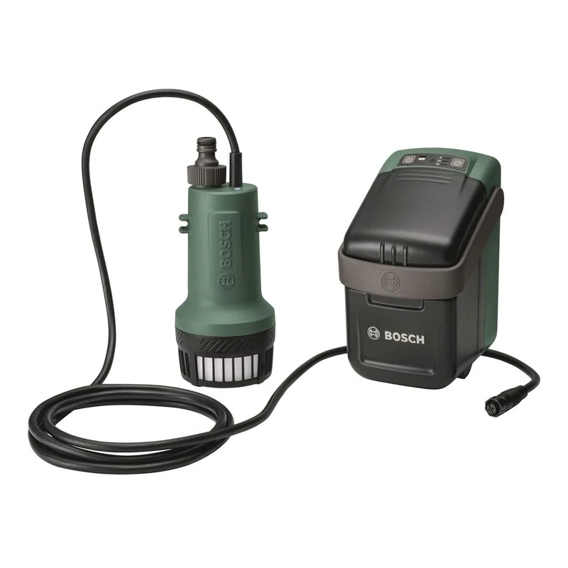 Bosch Tauchpumpe GardenPump 18 (1x Akku, 18-Volt-System, max. Länge des Gartenschlauchs: 25 m, im Karton)