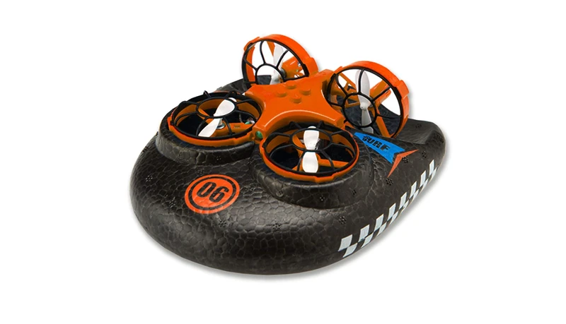 Amewi 25308 Orange Trix-3 in 1 Hovercraft Drone - Image 1