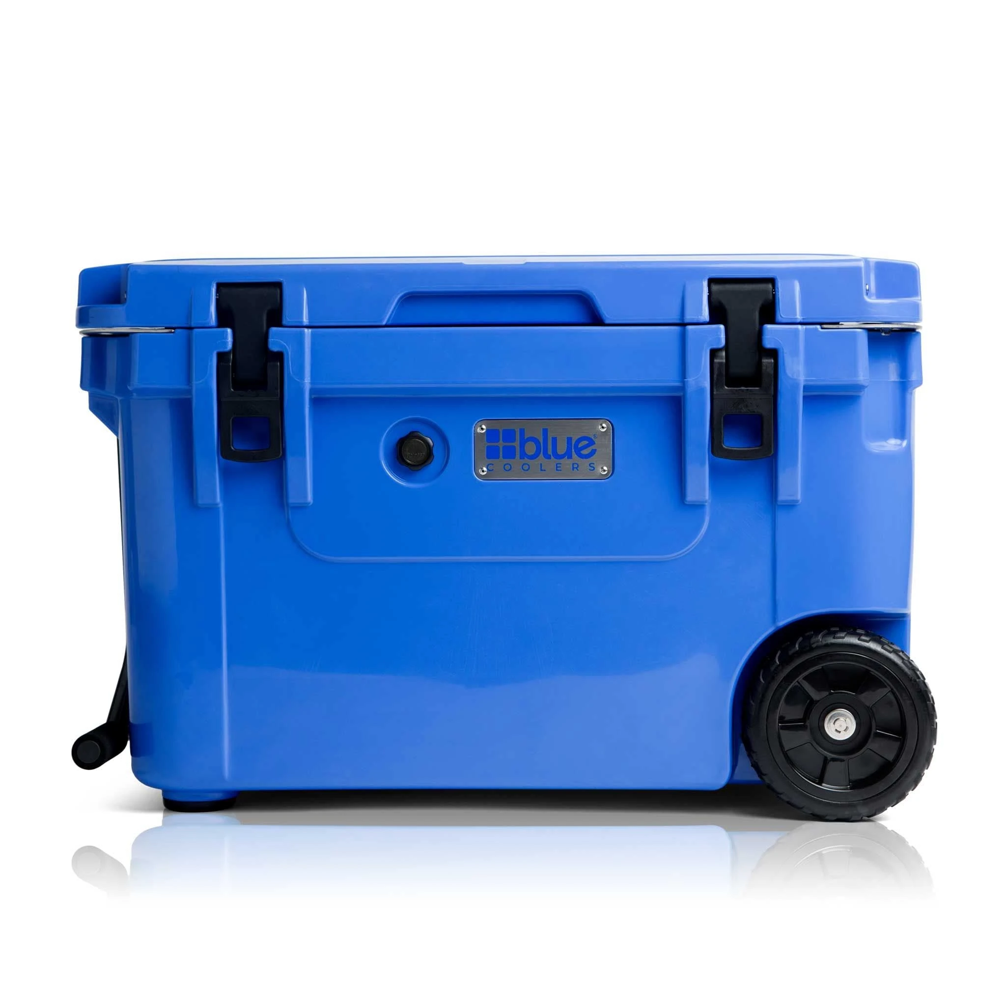Blue Coolers Ice Vault – 60 Quart, Roto-Molded Ice Cooler with Wheels | Large Ice Chest Holds Ice up to 10 Days | Trademark Blue
