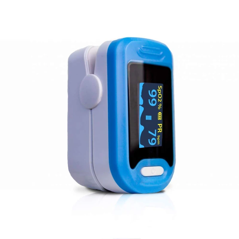 Mobiclinic, PY04 Fingertip Pulse Oximeter, Finger Oximeter, Pulse Oximeter Fingertip, Oximeter with LED Display, Blood Oxygen Saturation Monitor, Accurate and Reliable, Non-Invasive, Blue