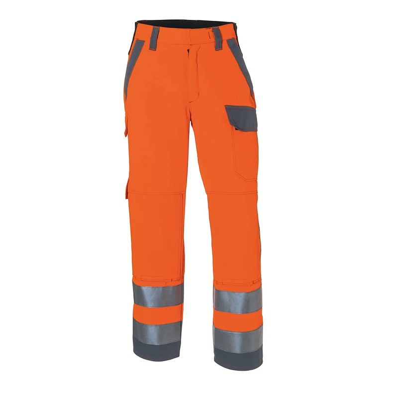 KÜBLER Workwear Women's Trouser, Warning norange/Anthracite, 30