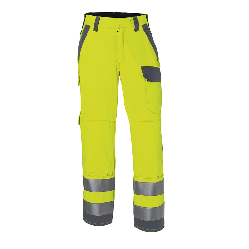 KÜBLER Workwear Women's Trousers, Warning Yellow/Anthracite, 48