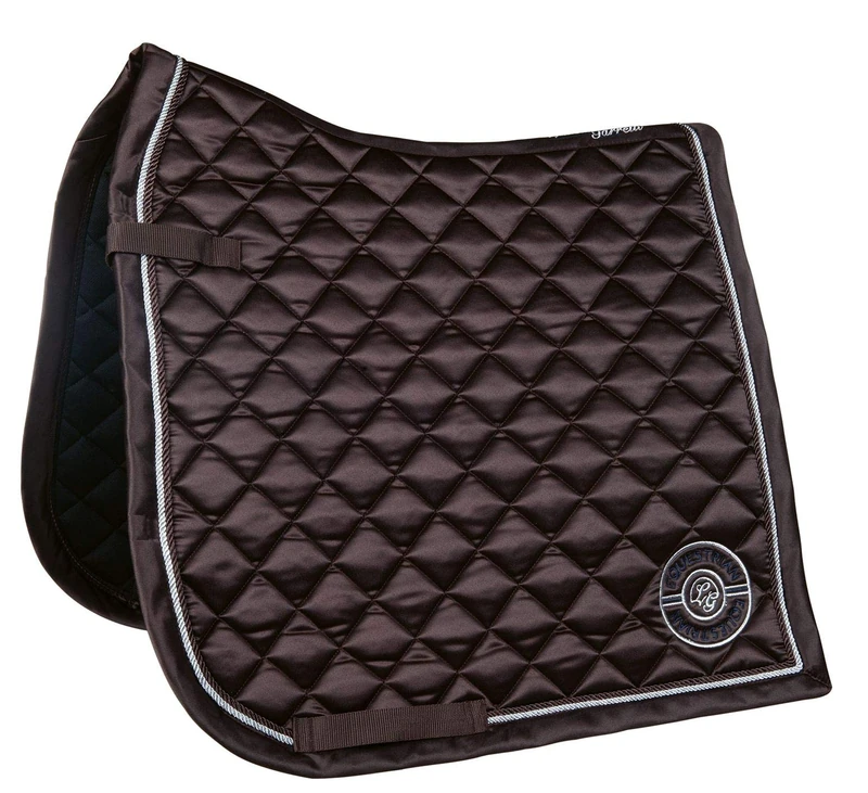 HKM Elemento Crown Saddle Pads Braun Pony Dressur/Pony