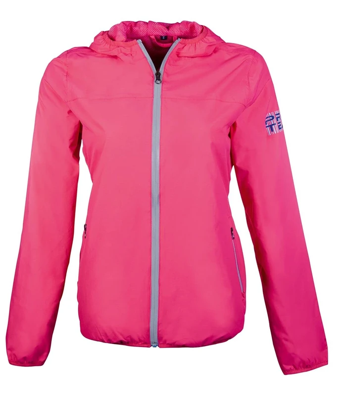 Hkm Women's Advanced Reflective Rain Jacket, Pink, Xx-Large