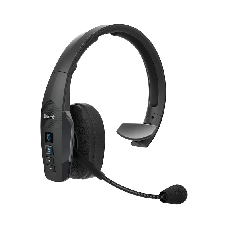 Jabra BlueParrott New B450-XT Mono Bluetooth Over-The-Ear Headset – 96% Noise-Cancelling with Voice Control for Road Travel and High-Noise Environments – Black - Image 1
