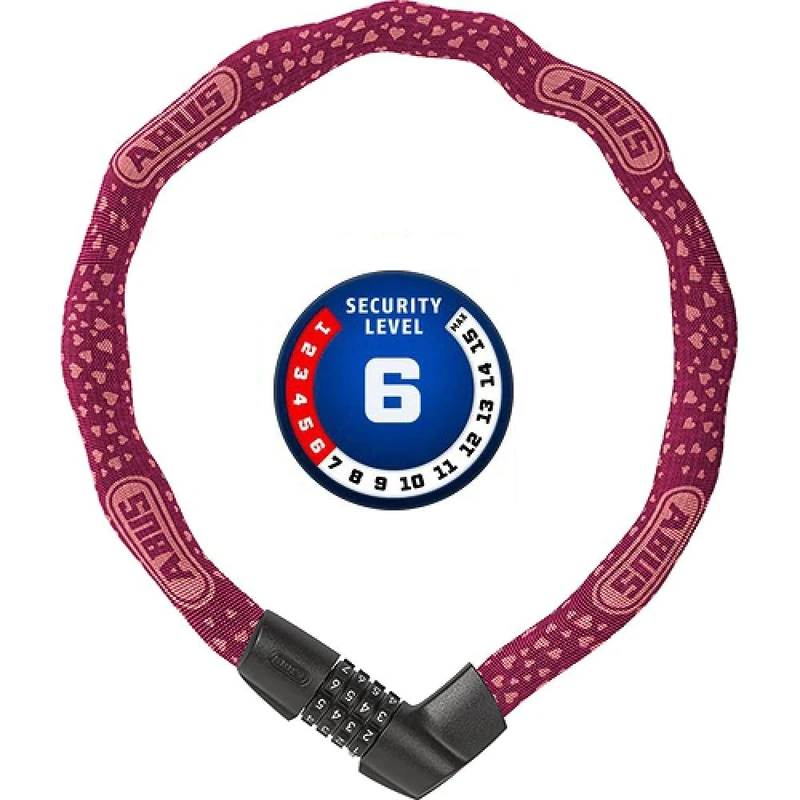 ABUS chain lock Tresor 1385/75 - combination lock made of hardened steel - 6 mm thick square chain - security level 6