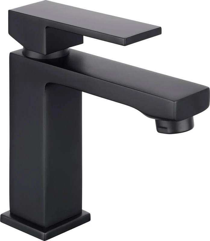 Cornat NERSE1 Black Edition Single Lever Mixer Tap with Pressure Drain Valve/Tap for Bathroom/Sink Mixer Tap Black