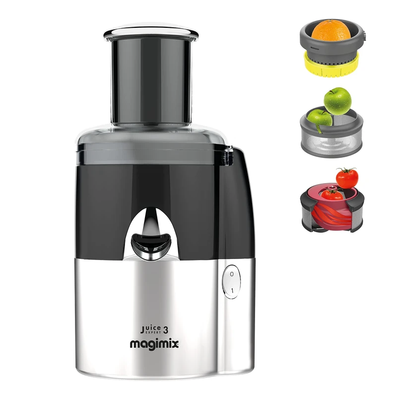 Magimix Juice Expert 3 | Juice, Smoothie & Plant-Based Milk Maker Machine | Easy Maintenance | Satin/Black, 18082