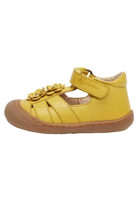 Naturino Maggy Sandals - Yellow Leather First Steps Shoes