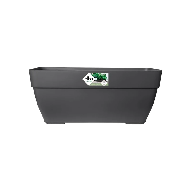 elho Vibia Campana Trough 80 - Planter for Outdoor - Ø 76.5 x H 33.3 cm - Black/Anthracite
