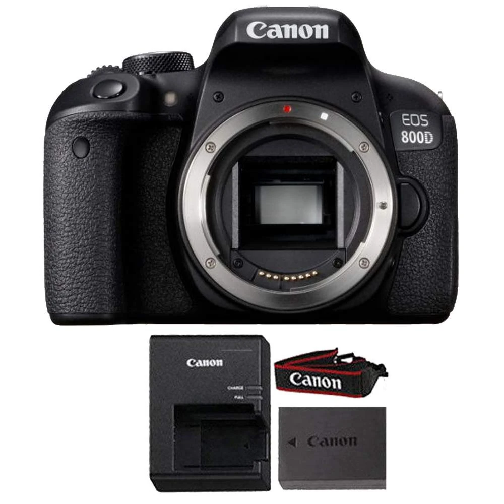Canon EOS 800D Digital SLR Camera Body - Black (Renewed)