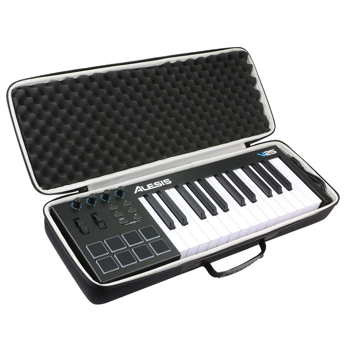 Khanka Hard Case for Alesis V25 | 25-Key USB MIDI Keyboard Controller