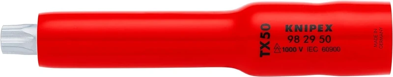 Knipex 98 29 50 Socket Wrench, Double Hexagon, 117 mm