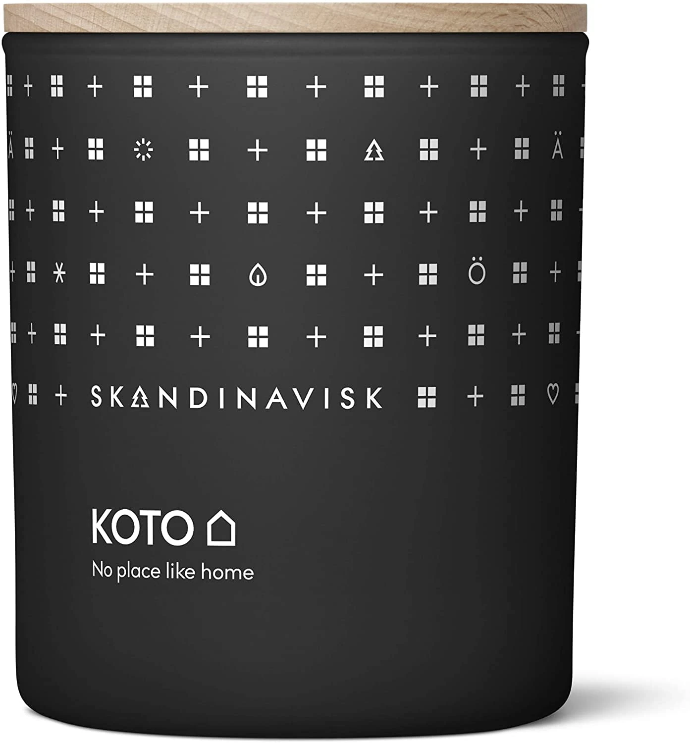 Skandinavisk KOTO 'Home' Mini Scented Candle. Fragrance Notes: Vanilla Beans and Dried Orange Peel, Amber and Leather. 65 g.