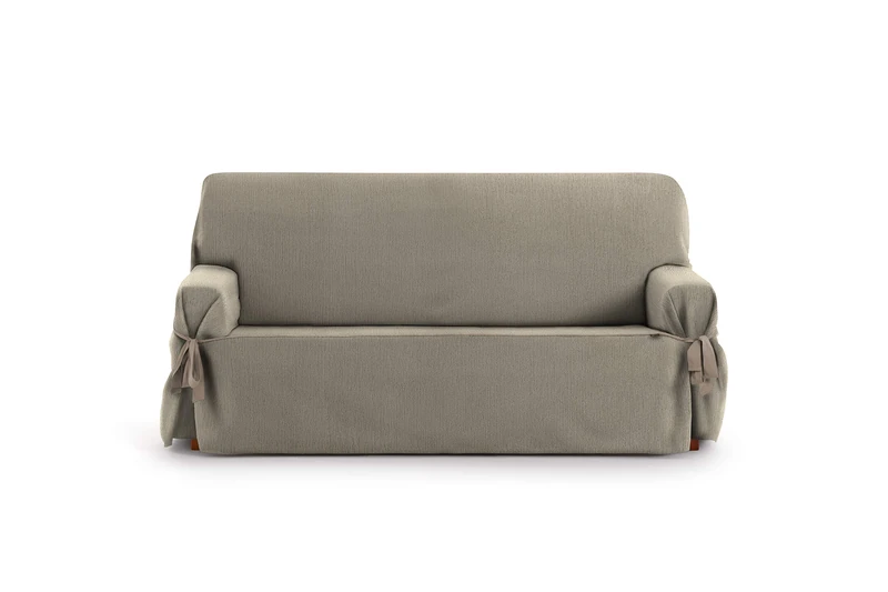 Eysa Rabat adjustable universal sofa cover with ties 3 seaters color 11/vison
